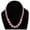 Light Pink, variant on Ladies Hot Pink Graduated Lucite Beaded Close-Fitting Choker Necklace 16" Ladies Adult Female Women
