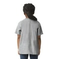thumbnail image 3 of Gildan Youth Heavy Cotton T-Shirt, Blank Tee for Crafts & DIY, Kids Short Sleeve Tee, Sport Grey, XS, 3 of 5