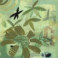thumbnail image 2 of Koury, Aleah 26x26 White Modern Wood Framed Museum Art Print Titled - Floral Fantasies 2, 2 of 4