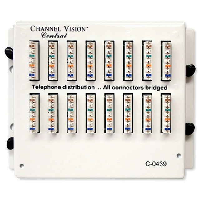 Channel Vision 4x15 110 Telephone Distribution Module (C-0439)