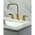 thumbnail image 4 of Fauceture FSC8963NDL NuvoFusion Widespread Bathroom Faucet, Brushed Brass, 4 of 5