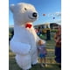 thumbnail image 2 of Disfraz inflable de oso polar gigante, disfraz de mascota de oso polar divertido para fiesta de disfraces de cosplay, disfraz de mascota inflable de peluche, 2 of 5