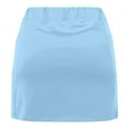 thumbnail image 5 of uublik Girls Uniform Skirts Sky Blue Tennis Skirts Golf Skort Athletic Dance Running School Sport Skirts with Shorts Size 2T-12, 5 of 6