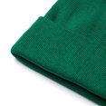 thumbnail image 2 of Gorro de conejito elástico de punto de invierno para niños de dos piezas Gorro forrado de satén para niños y niñas(Verde)(), 2 of 5