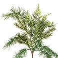 thumbnail image 2 of Vickerman 18" Artificial Mixed Fern Cedar Spray. Includes 6 sprays per pack., 2 of 5