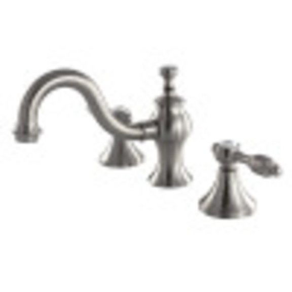 Kingston Brass KB962FL Widespread Bathroom Faucet, Polished Brass