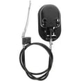 thumbnail image 1 of Universal Aluminum Metal Pull Recliner Handle Chair Release Lever Replacement Metal Handle with Spring and Cable for Sofa Couch (Handle with 96cm Cable), 1 of 8