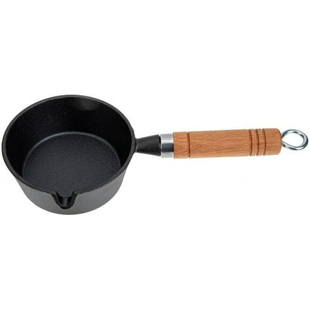 

Cast Iron Melting Pot 16cm Sauce Pan Oil Heating Pot Small Sauce Pot Butter Melting Pot Small Milk Pot Cast Iron Cookware for Heating Milk Water Oil Chocolate Butter