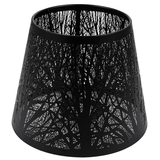 GOOHOCHY 1 unid árbol sombra lámpara sombra hierro arte lámpara de mesa lámpara de noche lámpara de noche sombra de metal lámpara decorativa sombra