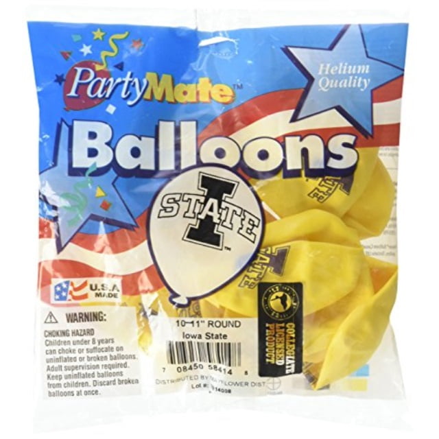 Pioneer Balloon Company 10 Count Smu Latex Balloon Multicolor 11