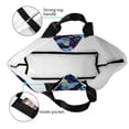 thumbnail image 4 of Balery Blue Butterfly Bolsa Tote Estilo Estético con Cremalleras, Bolsa de Hombro, Bolsa de Compras Grande y Plegable, 4 of 8