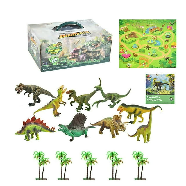 Activity Play Mat Trees Educational Realistic Dinosaur World Christmas Gift Toy