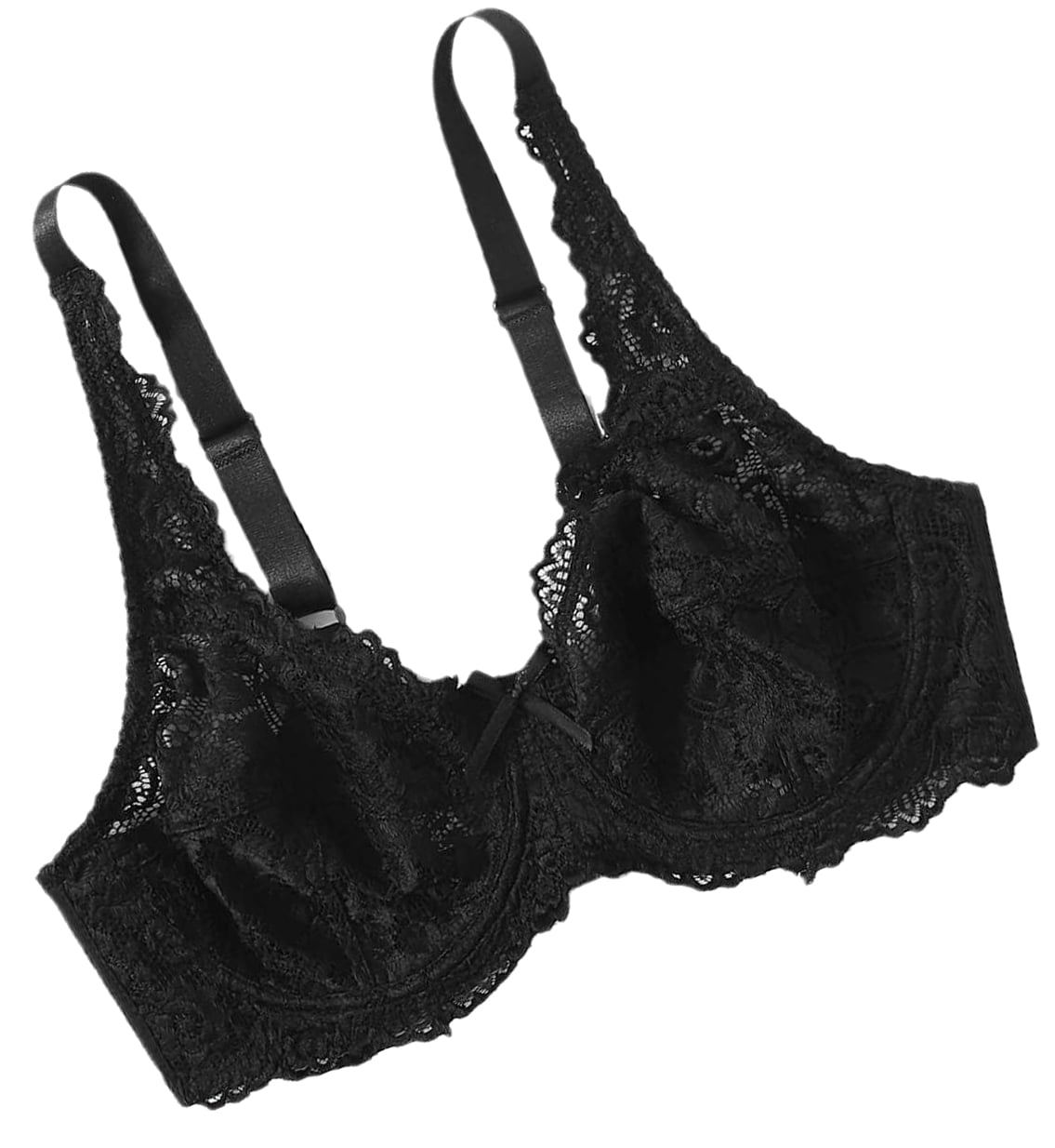 Sexy A Piece Black Plus Size Bras & Bralettes (Women's) 