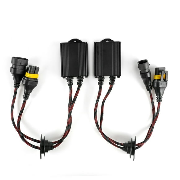 ARC Lighting Headlight Wiring Harness 20952 Tiny Monster; For Use With 9005/9006/9012/H10 Bulb; Set Of 2