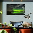 thumbnail image 2 of Beautiful Aurora Morning Wall Art Aurora Borealis Picture Canvas Art Northern Lights Framed Painting Wall Decor For Home Office Bedroom Livingroom Reeady to Hang, 2 of 6