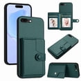 thumbnail image 1 of FOXDOCK Case for iPhone 8 Plus RFID-Blocking Card Holder - Stylish Button Closure Design, 1 of 4