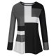 thumbnail image 4 of Tops para mujer, camisas, blusas, elegantes, informales, camisas de manga larga, estampado de moda, cuello redondo, camiseta suelta, blusa de otoño, jersey Odeerbi  ODB-5, 4 of 8