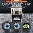 thumbnail image 4 of Demon Eyes Bike Tail Light, 2026 New LED Smart Devil Eyes Lights with Vivid LED Color Modes, Programmable Eyes Rear Bike Lights, USB Electric Scooter Demon Eye Headlights for Bicycle, 4 of 8