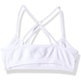 thumbnail image 2 of Hanes Big Girl's ComfortFlex Seamless Racerback Bra 2-Pack Bra, White/True Teal Heather/Spring Purple, Medium, 2 of 2