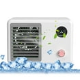 thumbnail image 1 of Desktop Air Cooler Air Conditioner Fan Small USB Personal Fan, 1 of 8