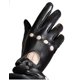 thumbnail image 1 of Guantes de conducción Guantes de cuero negros finos Guantes de conducción para hombre Pantalla táctil al aire libre, 1 of 5