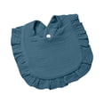 thumbnail image 2 of YOUYEDIAN Baby Bibs for Drooling and Teething Newborn Cute Drool Bibs Infant Casual Bibs for Baby Boy Girl (Dark Green, One Size), 2 of 4