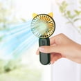 thumbnail image 6 of Tongina Handheld Fan Cute Lightweight Low Noise for Girls, Boys Personal Fan for Commuting Camping Outdoor Travel Hiking Green, 6 of 8