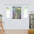 thumbnail image 5 of Village Scene Door Side Curtain 54x40in Privacy Shade UV Protection Rod Pockets, 5 of 10