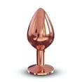 thumbnail image 4 of Dorcel Aluminium Bejeweled Diamond Plug - Rose Gold Medium, 4 of 5