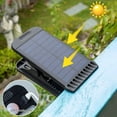 thumbnail image 5 of Wirlsweal 1 Set Solar Garden Light Ultra-Bright Waterproof Multiple Lighting Modes Weather-Resistant High Sensitivity Automatic On/Off Intelligent Human Body Induction Fence Deck Lamp, 5 of 11