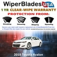 thumbnail image 2 of 2018 Toyota Avalon Beam Wiper Blades Wipers w/1yr Warranty (Set of 2), 2 of 5