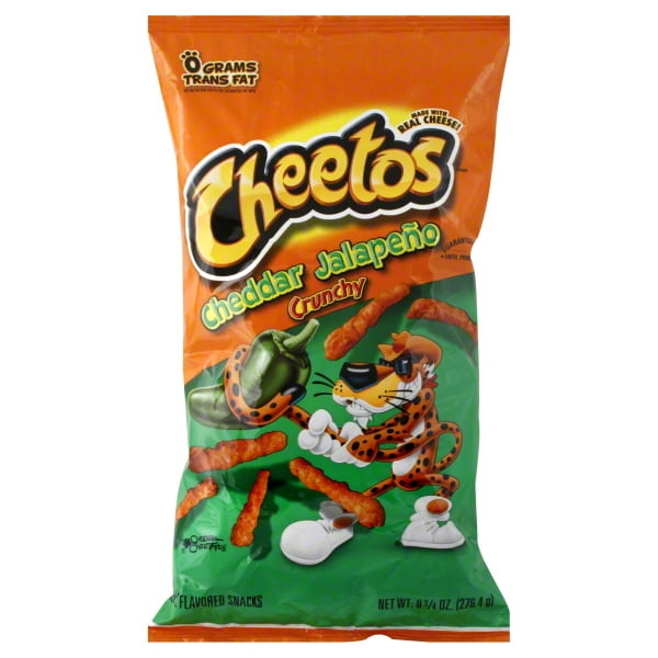 Cheetos Crunchy Jalapeno Flavored Snacks, 8.5oz Bags (Pack of 3