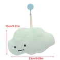 thumbnail image 5 of Kids Hand Towel With Two Layers Absorbent Wall Mounted Bathroom Towel Soft Cloud Shape for Children Hygienic Habits, 5 of 16