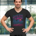 thumbnail image 4 of Country Roads Take Me Home V-Neck T-shirt Vintage American Farm Mountain Sunset Retro Country Music Fan Vibes Tee, 4 of 7