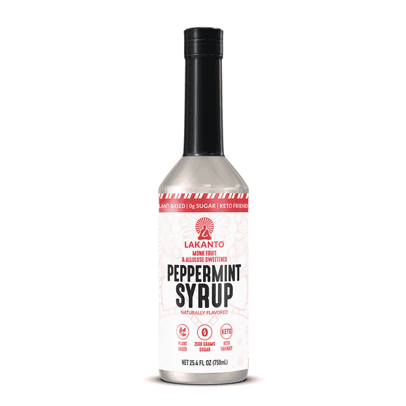 Lakanto Sugar Free Peppermint Simple Syrup (25.4 Fl Oz)