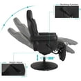 thumbnail image 6 of LVUYOYO Massage Gaming Chair Ergonomic PU Leather High Back Adjustable Seat Width, 6 of 9