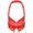 Red, variant on MSemis Women's Shiny Sequins Halter Top Sleeveless Backless Vest Waistcoat Jazz Dance Costume