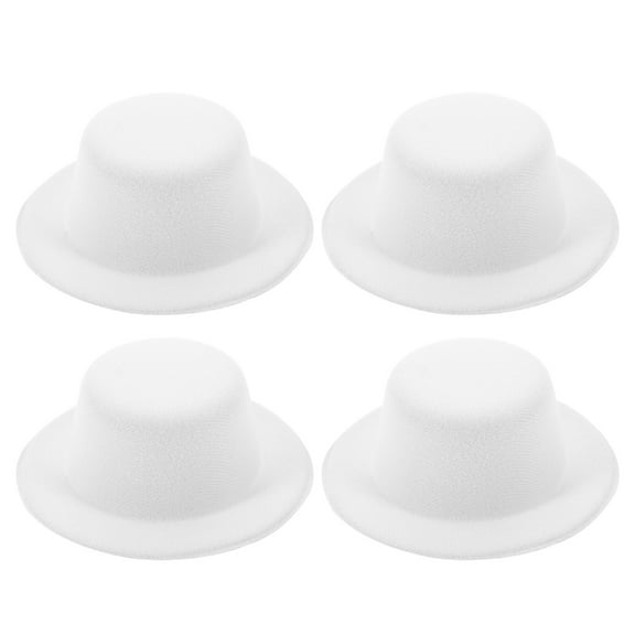 LOLIPPYY Small Top Hat for Dolls Fleece Party Supplies 4Pcs