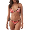 thumbnail image 1 of Disketp Beef Steaks para Bañador de Dos Piezas para Mujer, Bikini Sexy Halter String, Conjunto de Bikini en Triángulo, 1 of 6