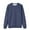 Navy, variant on Women's Oversized Sweatshirt Crewneck Solid Color Long Sleeved Pullover Sweater, Elegant Casual Athletic Top For St. Pa's Holiday,Size:S