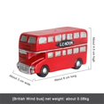 thumbnail image 2 of SAYOO Adornos Creativos Para Cabina De Teléfono Roja Mini Buzón De Estilo Británico Retro Artesanía De Resina, Decoración Del Hogar De Autobús SAYOO Moderno diseño moderno, 2 of 4