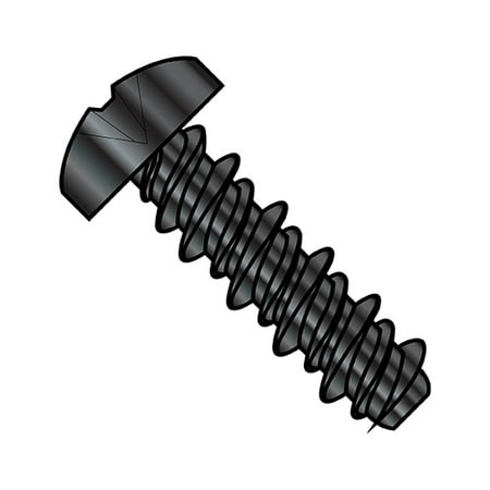 

4-24X3/8#3HD Phillips Pan High Low Screw Fully Threaded Black Oxide (Pack Qty 10 000) BC-0406HPPB