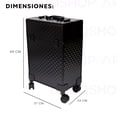 thumbnail image 3 of Maleta Cosmetiquera Arcoshop Profesional Con Llantas Negro 3599, 3 of 6