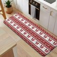 thumbnail image 5 of Red Christmas Knitted Pattern Kitchen Rug Mat,Kitchen Runner Rugs Non Skid Washable,Decorative Kitchen Floor Mats for Kitchen,Sink,Laundry,17"x47.2", 5 of 7