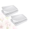 thumbnail image 1 of 2pcs Plastic Egg Tray 24 Grids Egg Storage Box Durable Egg Container Food Holder for Resturant Refrigerator Kitchen, 1 of 6
