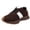 Brown, variant on Rokment Womens Retro Leopard Color Block Athletic Walking Low Top Fashion Sneakers Lightweight Cushioned Non Slip Casual Running Tennis Shoes for Daily Outdoor