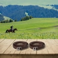thumbnail image 3 of qifei 2pcs Leather Stirrup with Stainless Steel Hardware Soft Stirrup Strap, 3 of 9