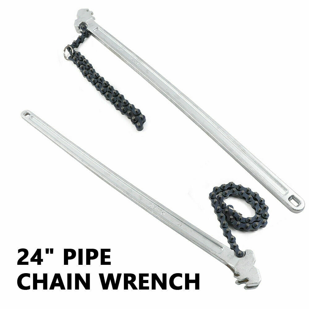 Heavy Duty Chain Wrench 7" Diameter Pipe 20" Handle Hit Chain Pipe Wrench-CW6 