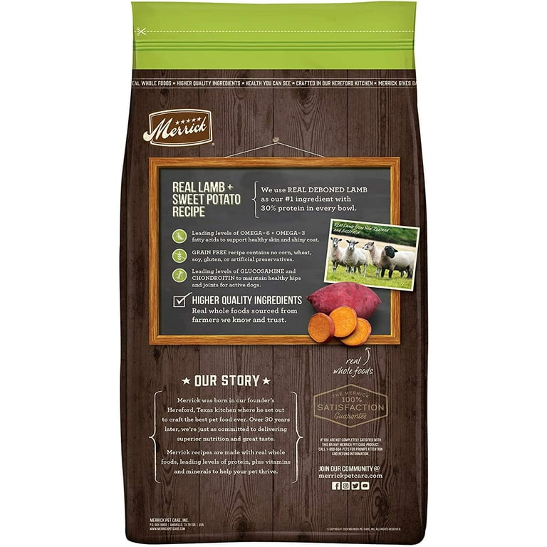 Merrick grain free lamb hotsell