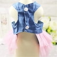 thumbnail image 3 of HQREA Dog Dresses Fashion Pet Dog Clothes Striped Mesh Puppy Dogs Princess Dresses, 3 of 5